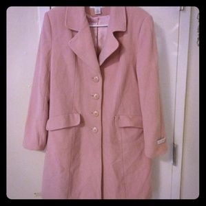 Preston and York Pink 3/4 length 100% Lambswool